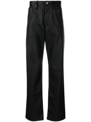 

Straight-leg faux-leather trousers, MISBHV Straight-leg faux-leather trousers