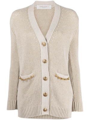 

Ribbed-knit buttoned cardigan, Golden Goose Ribbed-knit buttoned cardigan