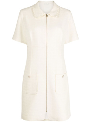 

Gregoria zip-up dress, SANDRO Gregoria zip-up dress