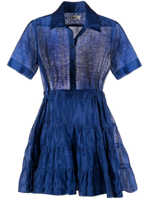 

Tiered shirt dress, SANDRO Tiered shirt dress
