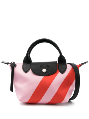 

Le Pliage stripe-detail bag, Longchamp Le Pliage stripe-detail bag