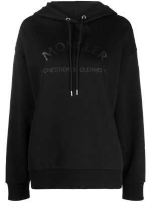 

Logo-print drawstring hoodie, Moncler Logo-print drawstring hoodie