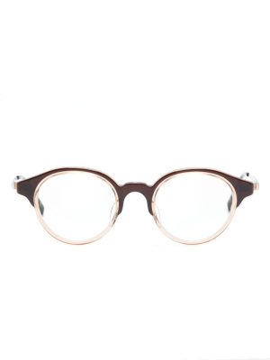 

Contrast round-frame glasses, Matsuda Contrast round-frame glasses