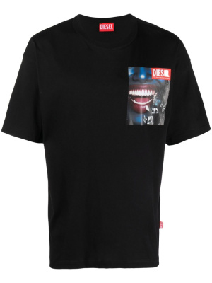 

Photograph-print jersey T-shirt, Diesel Photograph-print jersey T-shirt
