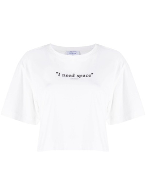 

Slogan-print cotton T-shirt, Off-White Slogan-print cotton T-shirt