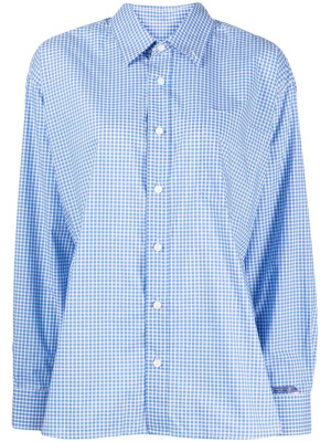 

Check-print cotton shirt, Ader Error Check-print cotton shirt