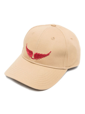 

Logo-embroidered cotton baseball cap, Zadig&Voltaire Logo-embroidered cotton baseball cap