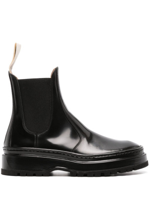 

Logo tag calf-leather boots, Jacquemus Logo tag calf-leather boots