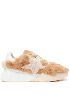 

Loop fleece-texture sneakers, Stella McCartney Loop fleece-texture sneakers