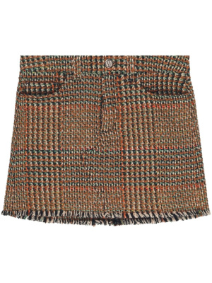 

Checked tweed miniskirt, Stella McCartney Checked tweed miniskirt