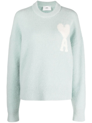 

Ami de Coeur intarsia-knit jumper, AMI Paris Ami de Coeur intarsia-knit jumper