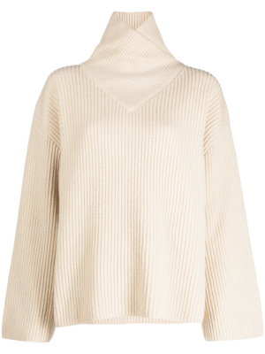 

Wrapped-neck jumper, TOTEME Wrapped-neck jumper