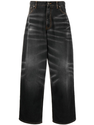 

Washed-effect wide-leg jeans, Y/Project Washed-effect wide-leg jeans