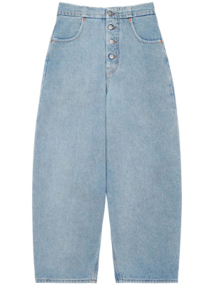 

Button-fly straight-leg jeans, MM6 Maison Margiela Button-fly straight-leg jeans