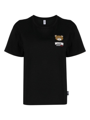 

Logo-print cotton pijama top, Moschino Logo-print cotton pijama top