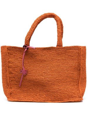 

Raffia Sunset tote bag, Manebi Raffia Sunset tote bag