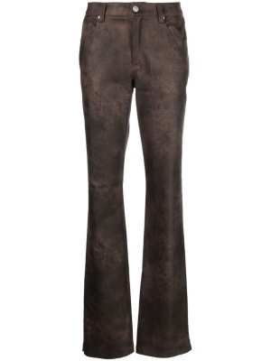 

Washed-effect flared trousers, MISBHV Washed-effect flared trousers
