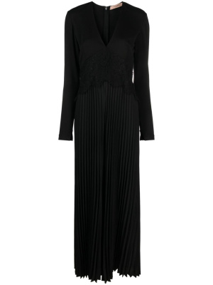 

Lace-panel pleated jumpsuit, TWINSET Lace-panel pleated jumpsuit