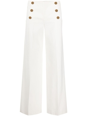 

Embossed-buttons palazzo pants, RED Valentino Embossed-buttons palazzo pants