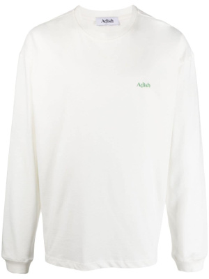 

Logo-print cotton T-shirt, Adish Logo-print cotton T-shirt