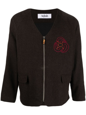 

Embroidered-design cotton jacket, Adish Embroidered-design cotton jacket
