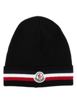 

Striped Ultrafine wool beanie, Moncler Striped Ultrafine wool beanie