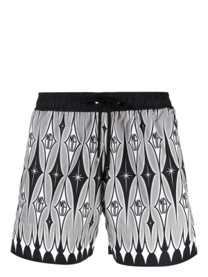 

Argyle abstract-print swim shorts, AMIRI Argyle abstract-print swim shorts