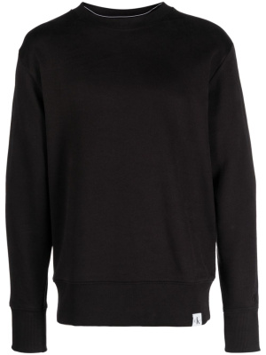 

Logo-patch cotton sweatshirt, Calvin Klein Jeans Logo-patch cotton sweatshirt