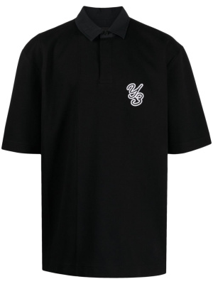 

Logo-appliqué polo shirt, Y-3 Logo-appliqué polo shirt