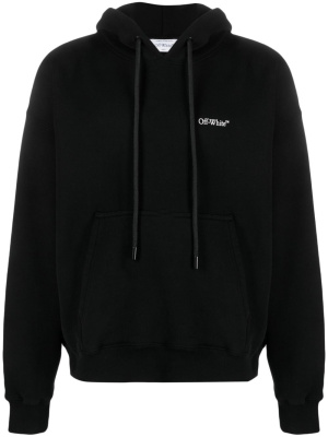 

Logo-print long-sleeve hoodie, Off-White Logo-print long-sleeve hoodie