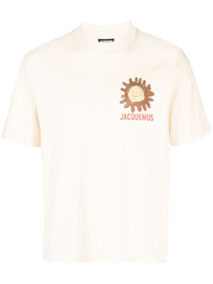 

Sun-print cotton T-shirt, Jacquemus Sun-print cotton T-shirt