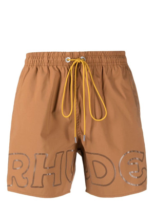 

Logo-print swim shorts, Rhude Logo-print swim shorts