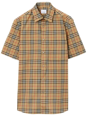 

Nova-check pattern cotton shirt, Burberry Nova-check pattern cotton shirt
