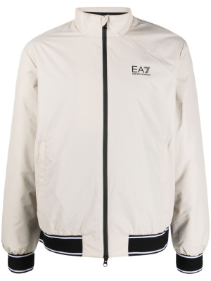 

Logo-print lightweight jacket, Ea7 Emporio Armani Logo-print lightweight jacket