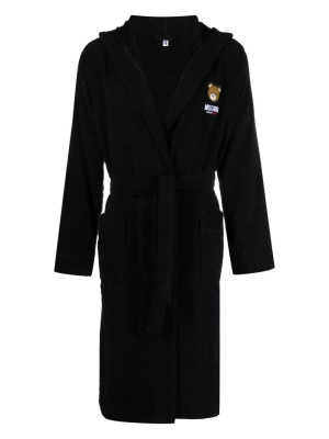 

Teddy Bear-motif cotton robe, Moschino Teddy Bear-motif cotton robe