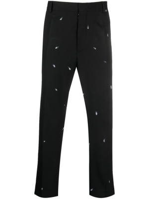 

Abstract-print knitted trousers, MM6 Maison Margiela Abstract-print knitted trousers