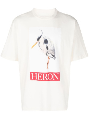 

Heron Bird Painted cotton T-shirt, Heron Preston Heron Bird Painted cotton T-shirt