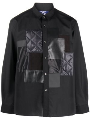 

Long-sleeve patchwork shirt, Junya Watanabe MAN Long-sleeve patchwork shirt