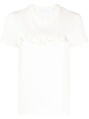 

Logo-embroidered cotton T-shirt, Moncler Logo-embroidered cotton T-shirt