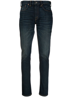 

Stonewashed mid-rise skinny jeans, Ralph Lauren RRL Stonewashed mid-rise skinny jeans