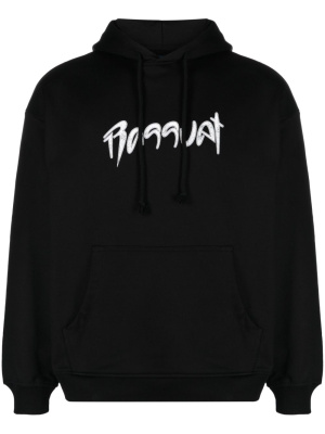 

Text-print cotton hoodie, PACCBET Text-print cotton hoodie