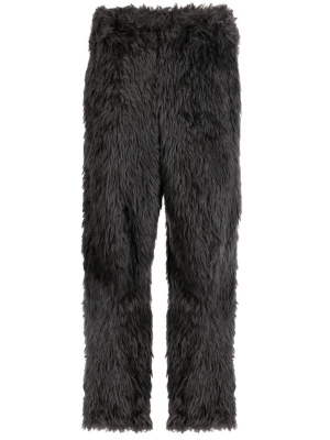 

Faux-fur slim-cut trousers, Doublet Faux-fur slim-cut trousers