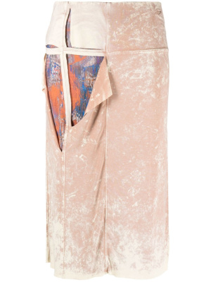 

O-Treatin layered A-line skirt, Diesel O-Treatin layered A-line skirt