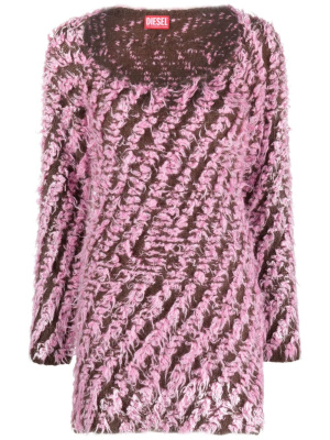 

Giselle wool-blend minidress, Diesel Giselle wool-blend minidress