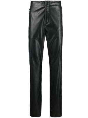 

P-Nes faux-leather logo-embossed trousers, Diesel P-Nes faux-leather logo-embossed trousers