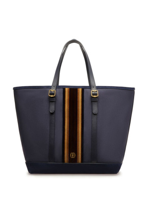 

Gare striped tote bag, Bally Gare striped tote bag