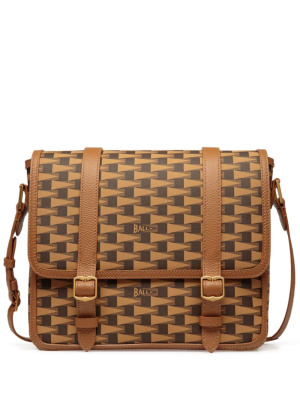 

Games logo-print messenger bag, Bally Games logo-print messenger bag