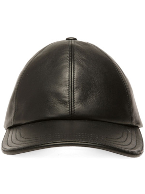 

Decorative-stitching leather baseball cap, Bally Decorative-stitching leather baseball cap