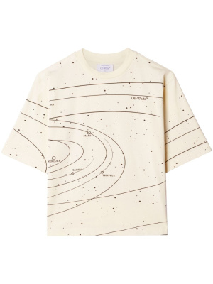

Solar System cotton T-shirt, Off-White Solar System cotton T-shirt