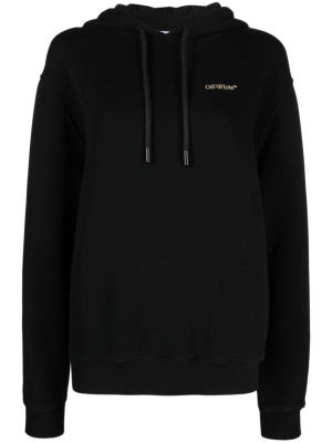 

Diag Stripe-print cotton hoodie, Off-White Diag Stripe-print cotton hoodie
